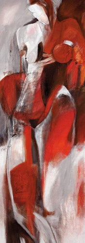 Jutta TÃ¶pfer  Verletzlich Kunstdruk 35x100cm | Posters.nl