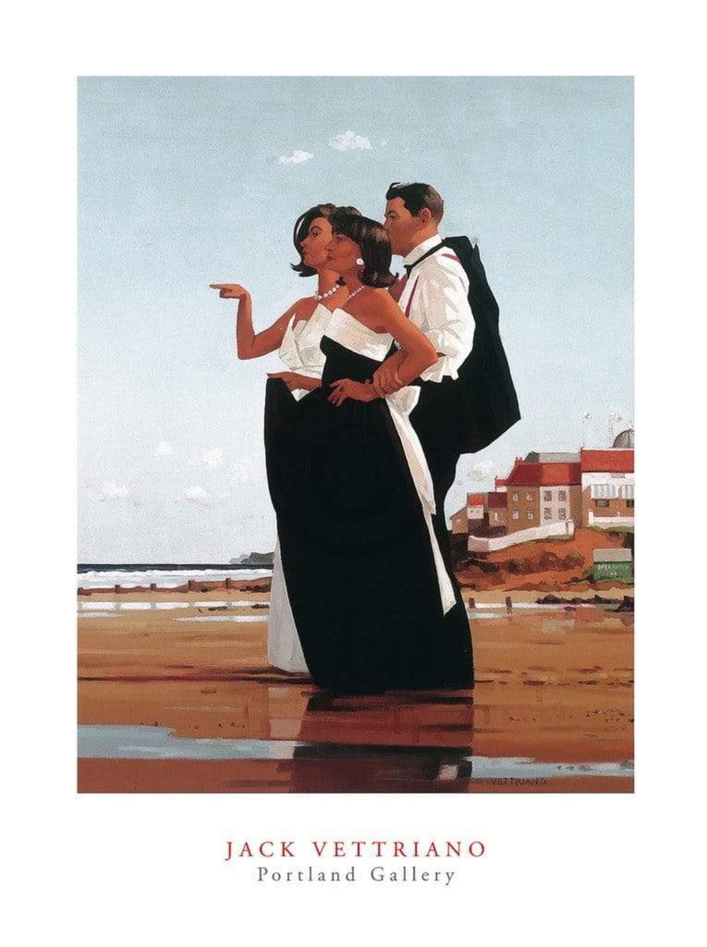Jack Vettriano  The Missing Man II Kunstdruk 40x50cm | Posters.nl