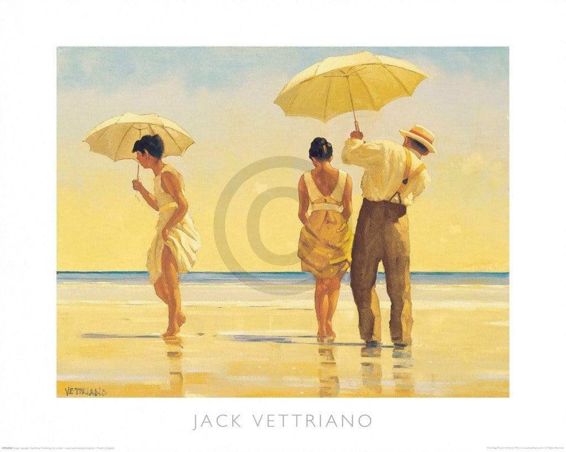 Jack Vettriano  Mad Dogs Kunstdruk 50x40cm | Posters.nl