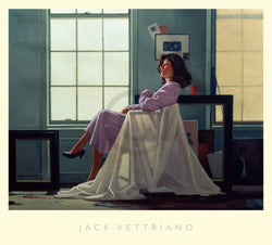 Jack Vettriano  Winter Light and Lavender Kunstdruk 76x68cm | Posters.nl