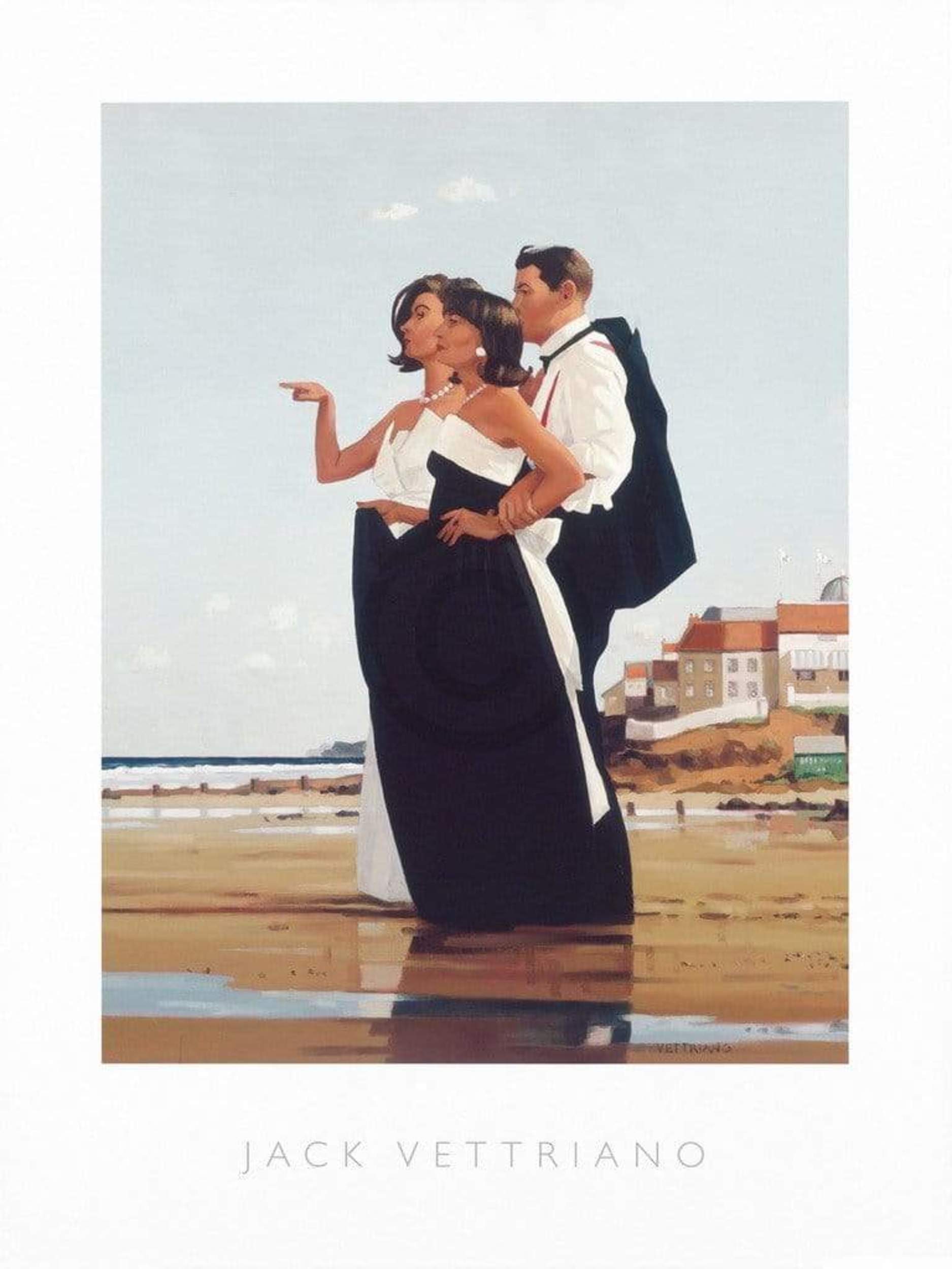 Jack Vettriano  The Missing man II Kunstdruk 60x80cm | Posters.nl