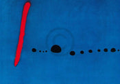 Joan Miro  Bleu II Kunstdruk 100x70cm | Posters.nl