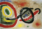 Joan Miro  Femme III Kunstdruk 80x60cm | Posters.nl