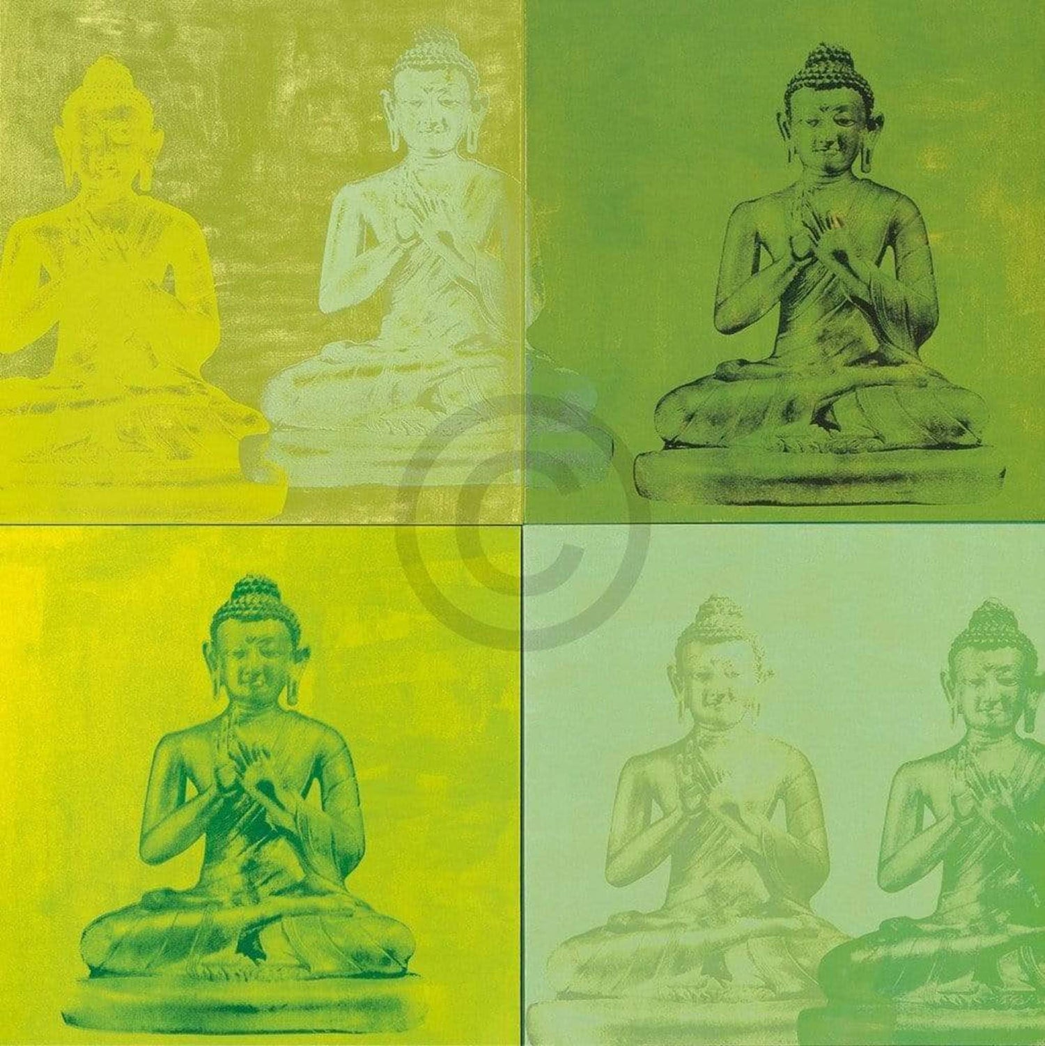 Hedy Klineman  Temple I Kunstdruk 61x61cm | Posters.nl