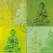 Hedy Klineman  Temple I Kunstdruk 61x61cm | Posters.nl