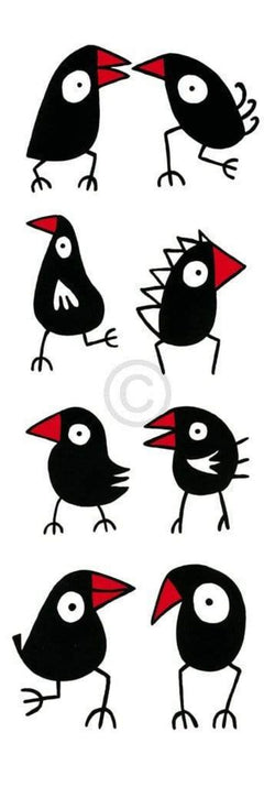 Birdman Hans Lan  Let's walk and talk Kunstdruk 35x100cm | Posters.nl