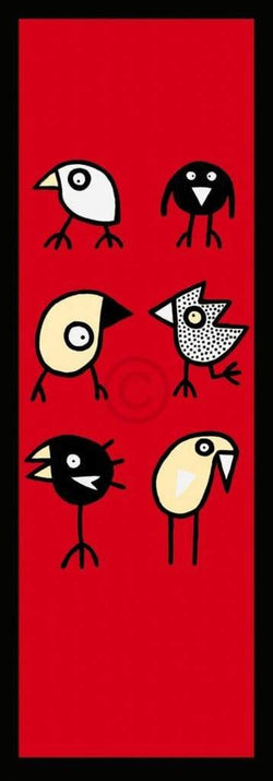 Birdman Hans Lan  Happy together Kunstdruk 35x100cm | Posters.nl
