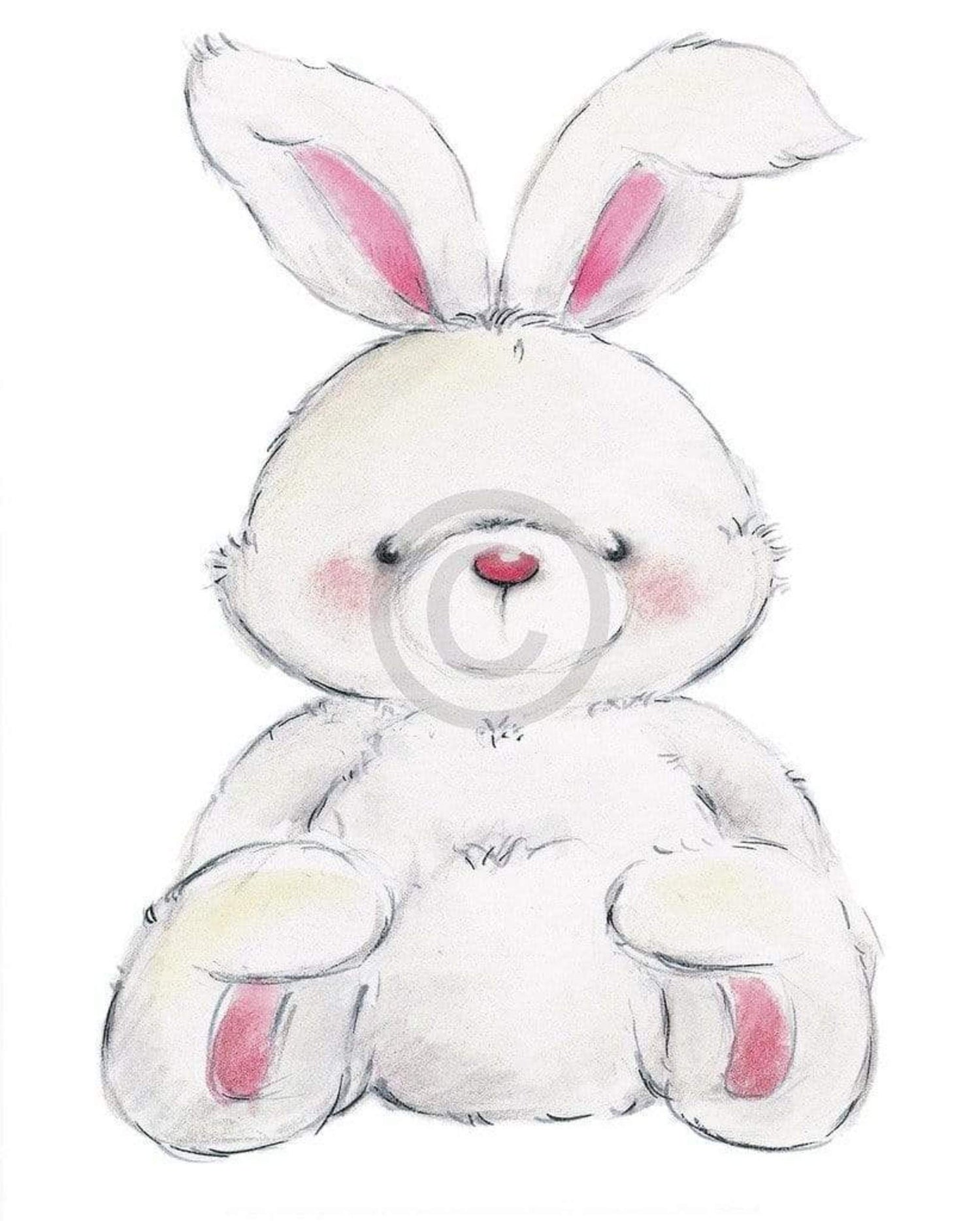 Makiko  Rabbit Kunstdruk 24x30cm | Posters.nl