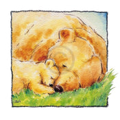 Makiko  Mother Bear's Love II Kunstdruk 30x30cm | Posters.nl