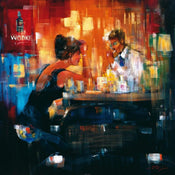 Madjid  Bar Scene I Kunstdruk 70x70cm | Posters.nl