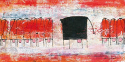 Marianne Kindt  Schwarze Kuh Kunstdruk 100x50cm | Posters.nl