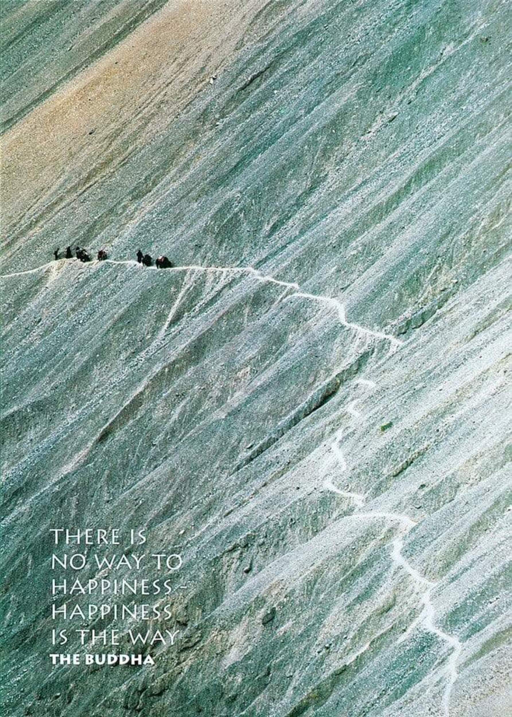 Olivier FÃ¶llmi  Mountain Path Kunstdruk 70x70cm | Posters.nl