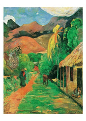 Paul Gauguin  Chemin a papeete Kunstdruk 50x70cm | Posters.nl