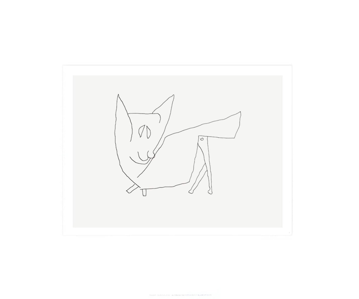 PGM Paul Klee Le Petit Chat Kunstdruk 60x50cm | Posters.nl
