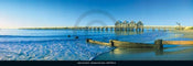 Tony Pleavin  Busselton Pier, Australia Kunstdruk 95x33cm | Posters.nl