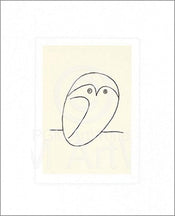 Pablo Picasso  Le Hibou Kunstdruk 50x60cm | Posters.nl