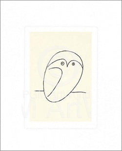Pablo Picasso  Le Hibou Kunstdruk 50x60cm | Posters.nl