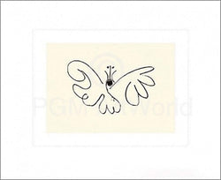 Pablo Picasso  Le Papillon Kunstdruk 50x60cm | Posters.nl