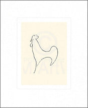 Pablo Picasso  Coq Detail Kunstdruk 50x60cm | Posters.nl