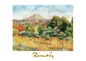 Auguste Renoir  Il mont Sainte Victoire Kunstdruk 70x50cm | Posters.nl