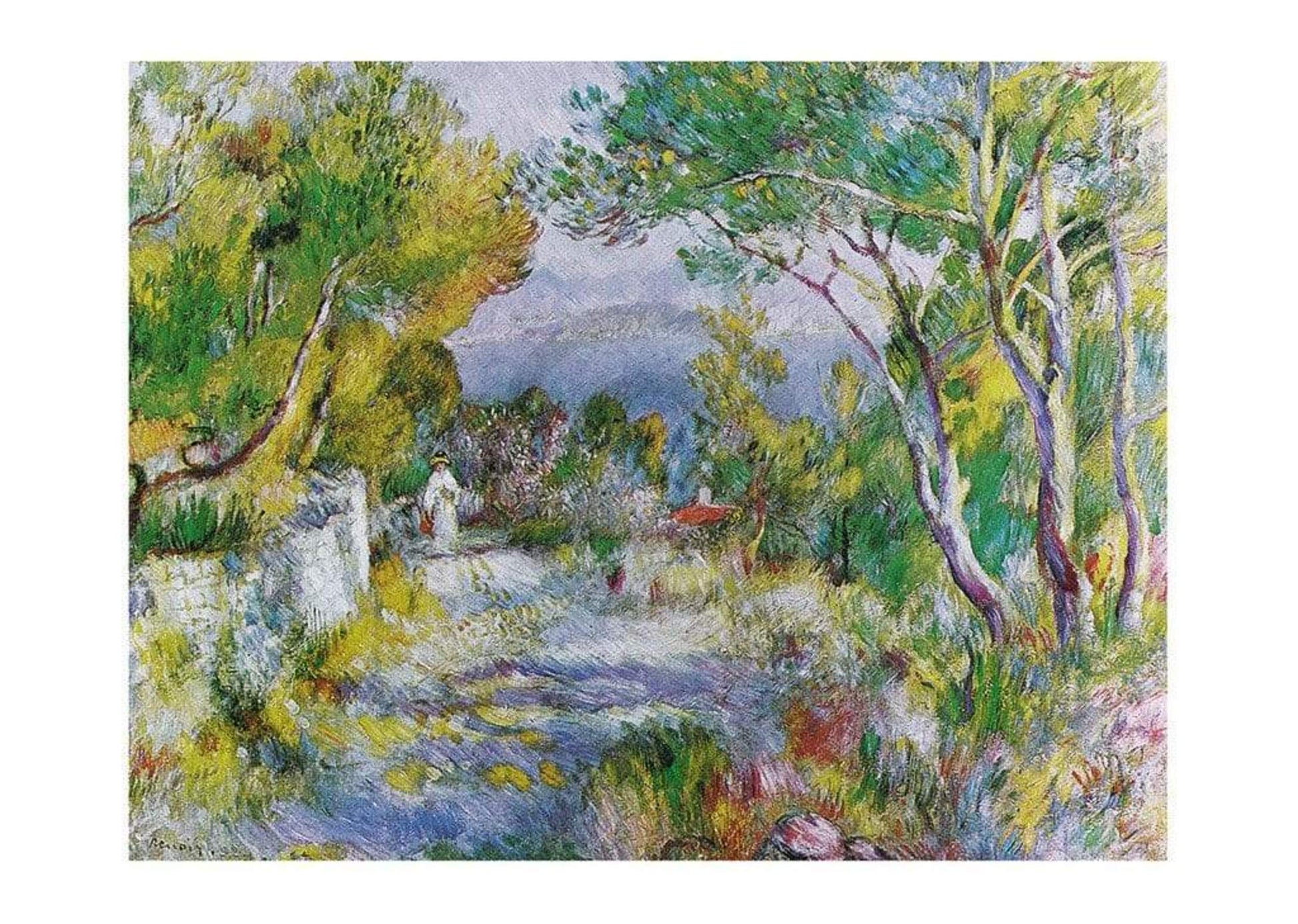 Auguste Renoir  L'Estaque, 1882 Kunstdruk 70x50cm | Posters.nl