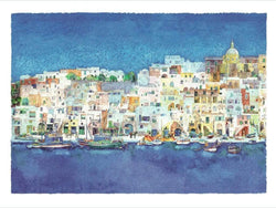 Kunstdruk Ralf Westphal - Corricella, Insel Procida 40x30cm