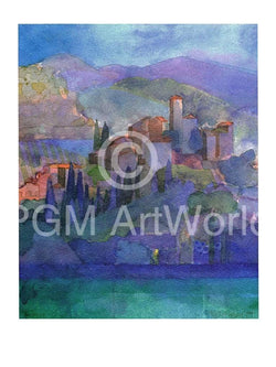 Kunstdruk Ralf Westphal - Pietrabuona, Toskana 30x40cm