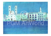 Ralf Westphal  Weisse Hafenstadt in Apulien Kunstdruk 40x30cm | Posters.nl