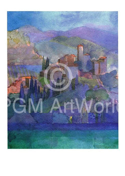 Kunstdruk Ralf Westphal - Pietrabuona, Toskana 50x70cm