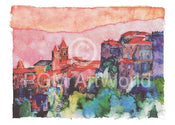 Ralf Westphal  Fosdinovo, Lunigiana, Apuanische Alpen Kunstdruk 70x50cm | Posters.nl
