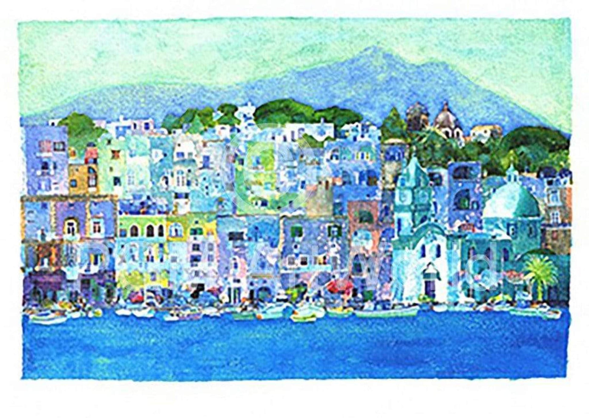 Ralf Westphal  Procida / Kampanien Kunstdruk 100x70cm | Posters.nl