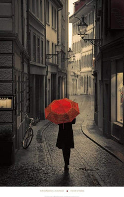 Stefano Corso  Red Rain Kunstdruk 61x96cm | Posters.nl