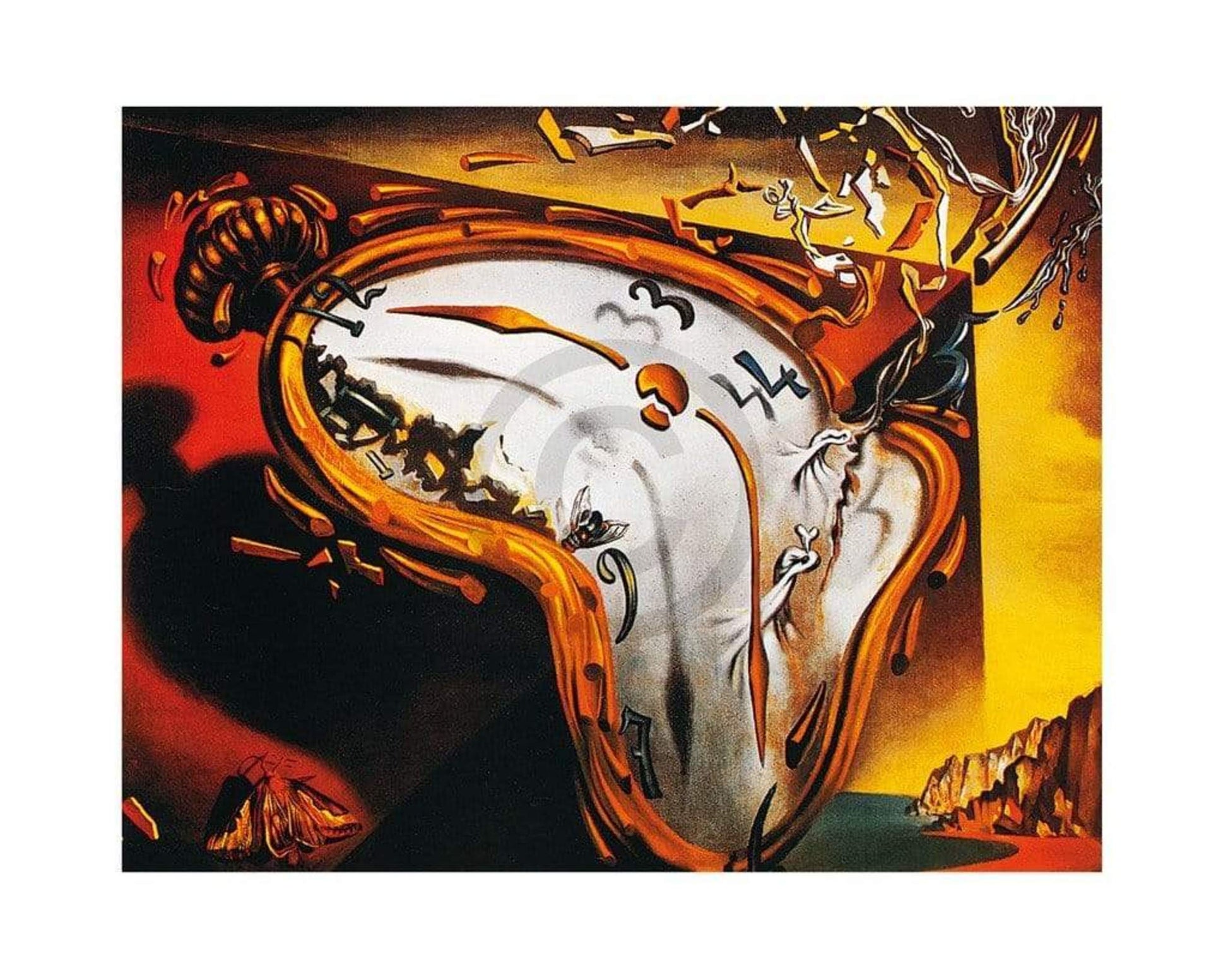 Salvador Dali  Les montres molles Kunstdruk 50x40cm | Posters.nl