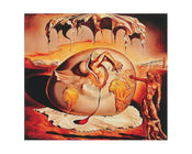 Salvador Dali  Geopoliticus Kunstdruk 50x40cm | Posters.nl