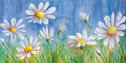 Kunstdruk Semenzato - Margherite 140x70cm
