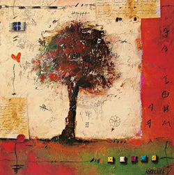 Sonja Kobrehel  Tree II Kunstdruk 70x70cm | Posters.nl