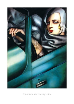 Tamara De Lempicka  Self Portrait Kunstdruk 50x70cm | Posters.nl