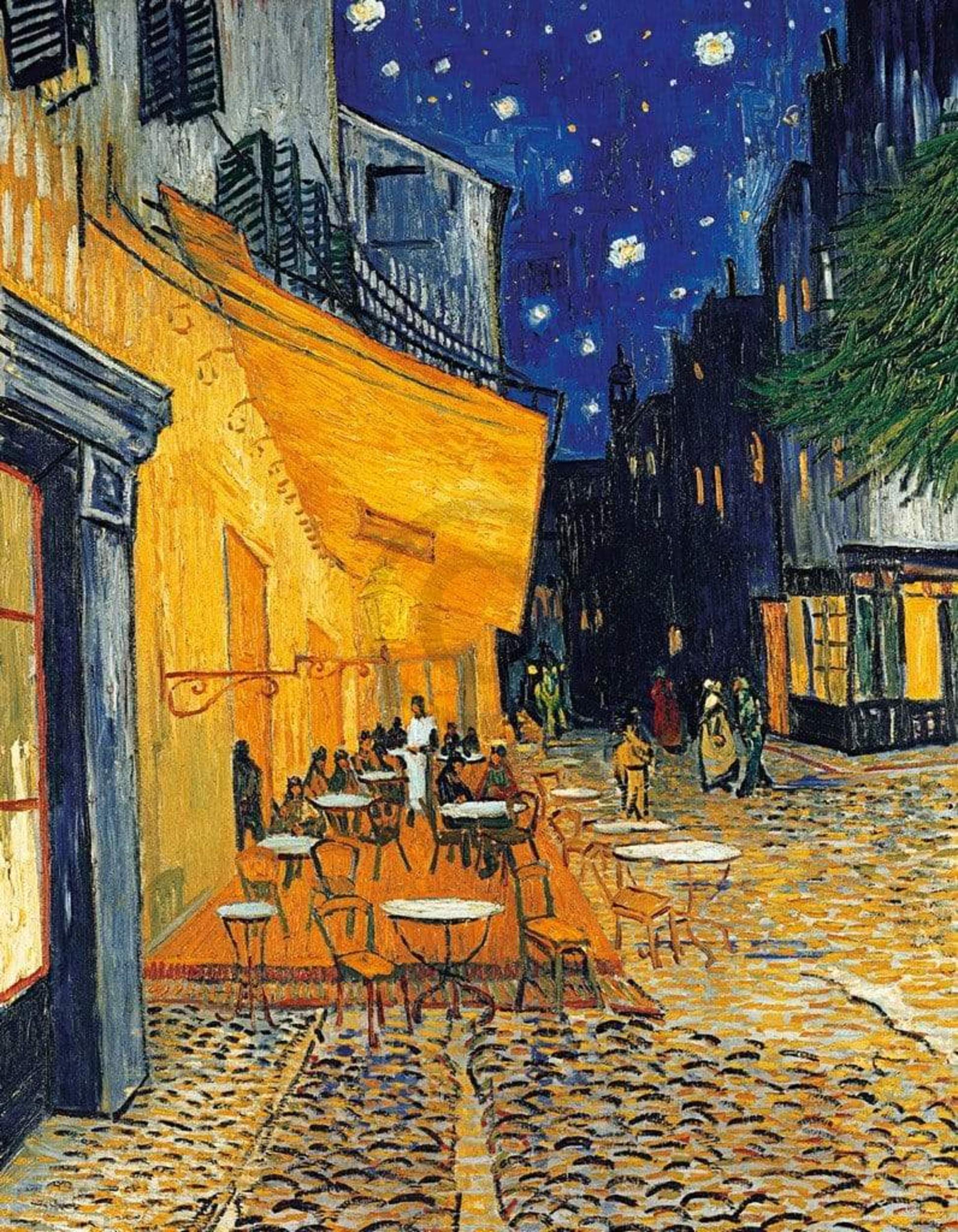 Vincent Van Gogh  CafÃ© Terrasse am Abend Kunstdruk 70x90cm | Posters.nl