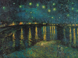 Vincent Van Gogh  Notte stellata Kunstdruk 80x60cm | Posters.nl