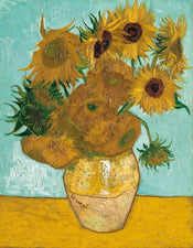 Vincent Van Gogh  Vase mit Sonnenblumen Kunstdruk 70x90cm | Posters.nl