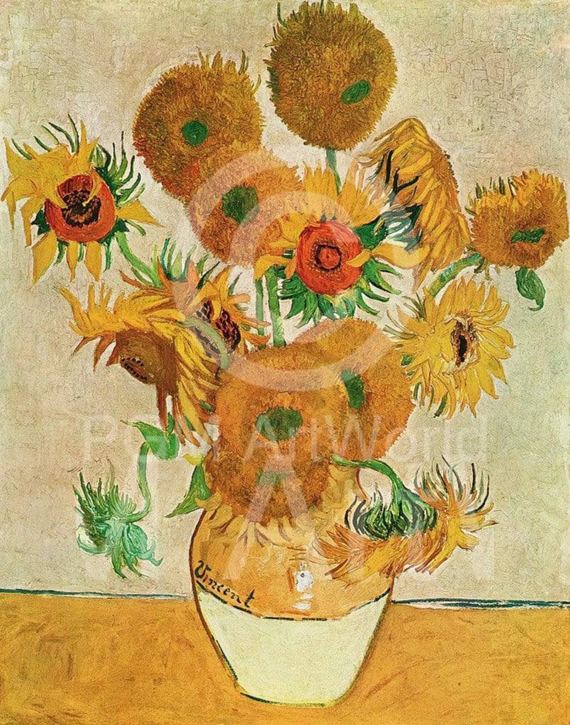 Vincent Van Gogh  Sunflowers Kunstdruk 50x70cm | Posters.nl