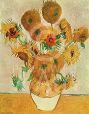 Vincent Van Gogh  Sunflowers Kunstdruk 50x70cm | Posters.nl