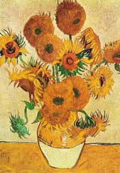 Vincent Van Gogh  Vaso di girasoli Kunstdruk 70x100cm | Posters.nl