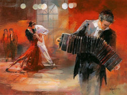 Willem Haenraets  Bandoneon Kunstdruk 80x60cm | Posters.nl