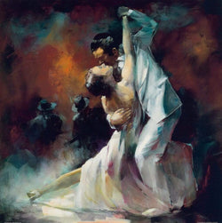 Willem Haenraets  Tango Argentino I Kunstdruk 70x70cm | Posters.nl