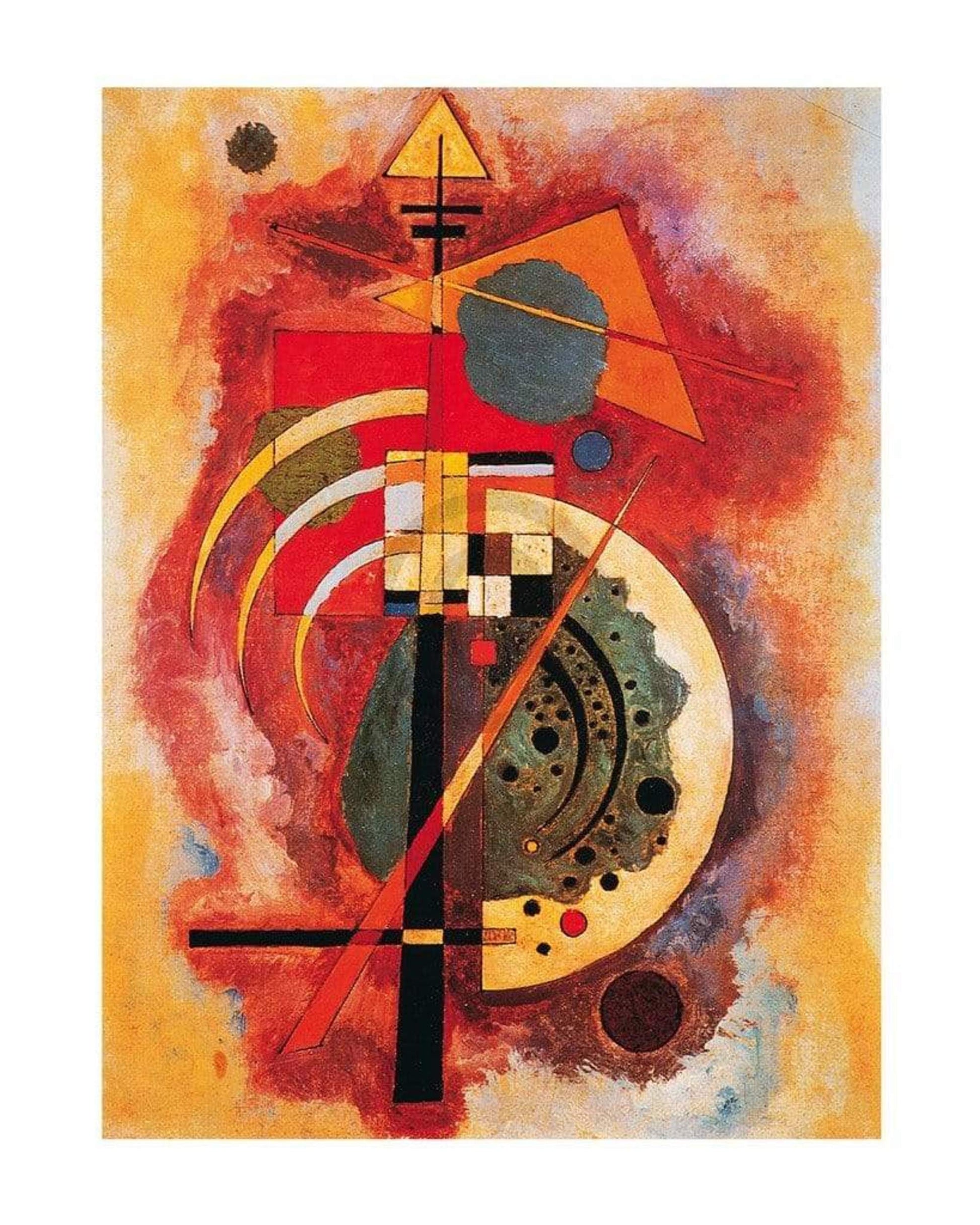 Wassily Kandinsky  Hommage a Grohmann Kunstdruk 60x80cm | Posters.nl