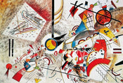 Wassily Kandinsky  Sans titre Kunstdruk 100x70cm | Posters.nl