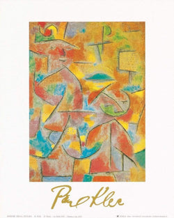 Paul Klee  Bimba e zia, 1937 Kunstdruk 24x30cm | Posters.nl