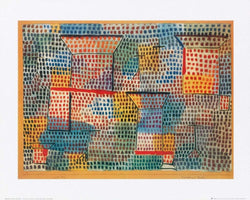 Paul Klee  Kreuze und SÃ¤ulen Kunstdruk 50x40cm | Posters.nl