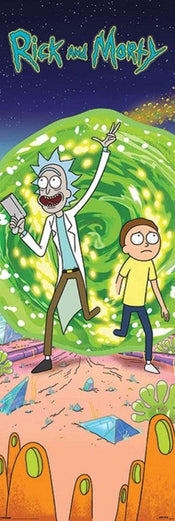 Pyramid Rick and Morty Portal Poster 53x158cm | Posters.nl